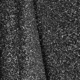 Metallischer Raffia-Stoff Schwarz - Ribes y Casals