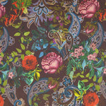 Satin Mikado Cachemir Bourdeaux Stoff - Ribes y Casals