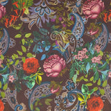 Satin Mikado Cachemir Bourdeaux Stoff - Ribes y Casals