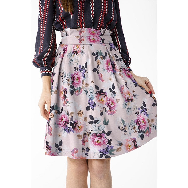 Satin Mikado Cretona Rosa Satin Stoff - Ribes y Casals