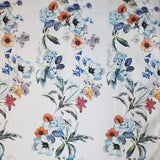 Satin Mikado Floral Stoff Orange - Ribes y Casals