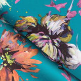 Satin Mikado Farbe Emerald Satin Stoff - Ribes y Casals
