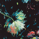 Satin Mikado Paint Stoff Schwarz - Ribes y Casals