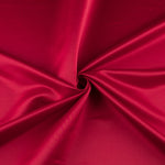 Rubinroter Polyester-Satin - Ribes y Casals