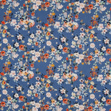 Rustikaler Stoff mit blauen Blumen - Ribes y Casals
