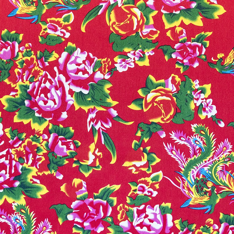 Twill Dekoration Rote Nelken - Ribes y Casals