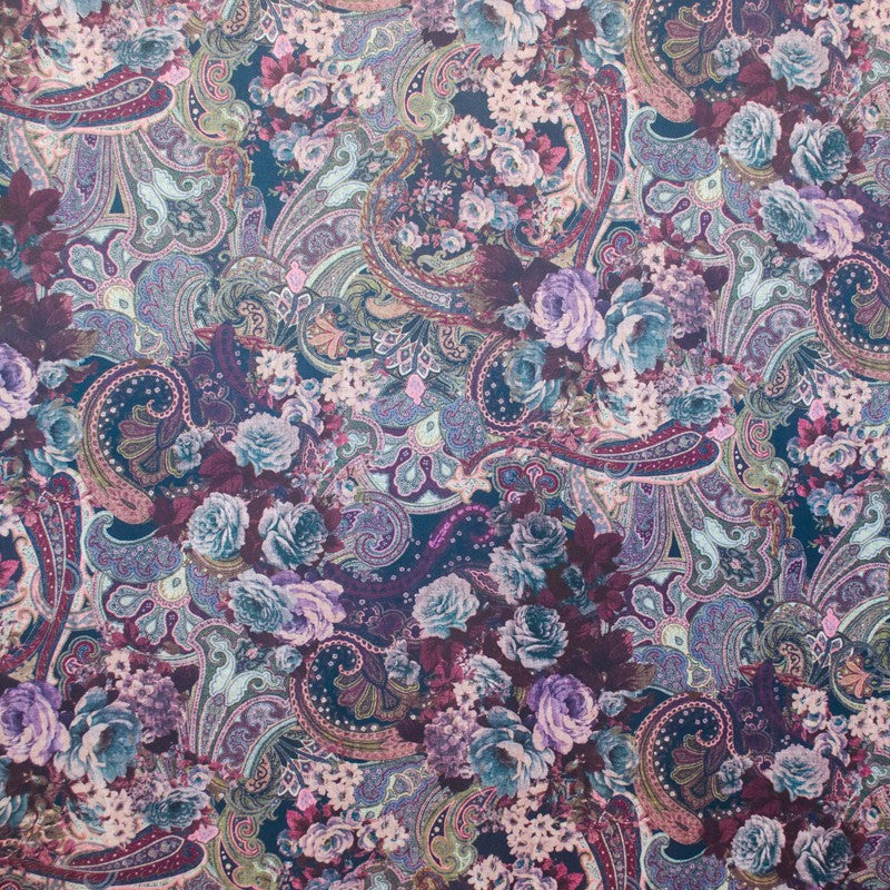 Twill Polyester Kaschmir Twill Granat - Ribes y Casals
