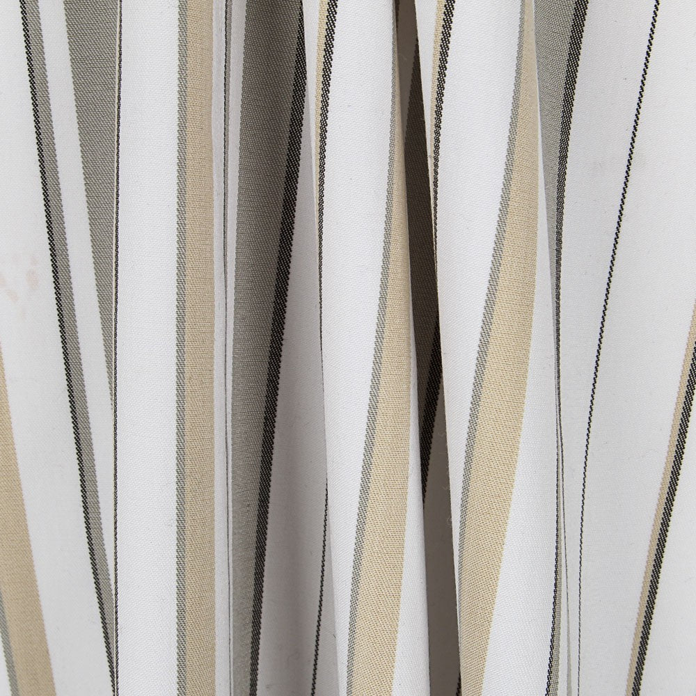 Twill-Gewebe Beige gestreift - Ribes y Casals