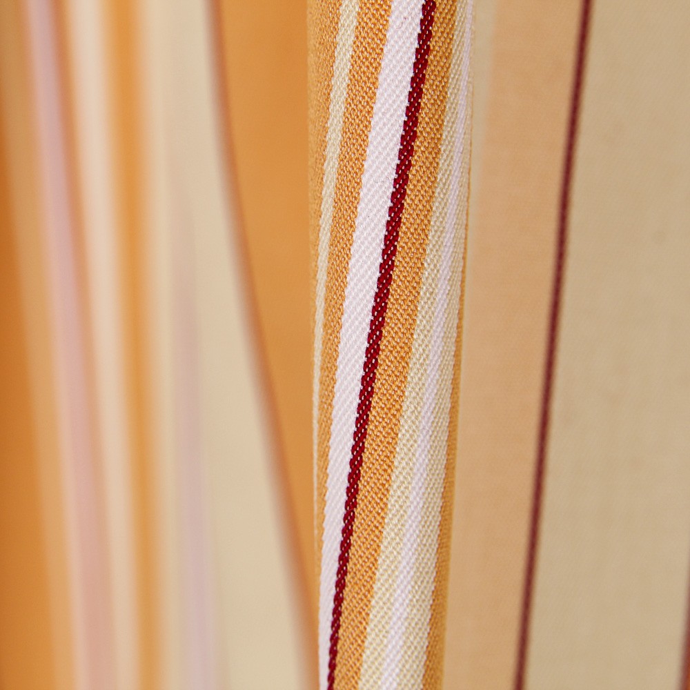 Twill-Gewebe Orange gestreift - Ribes y Casals