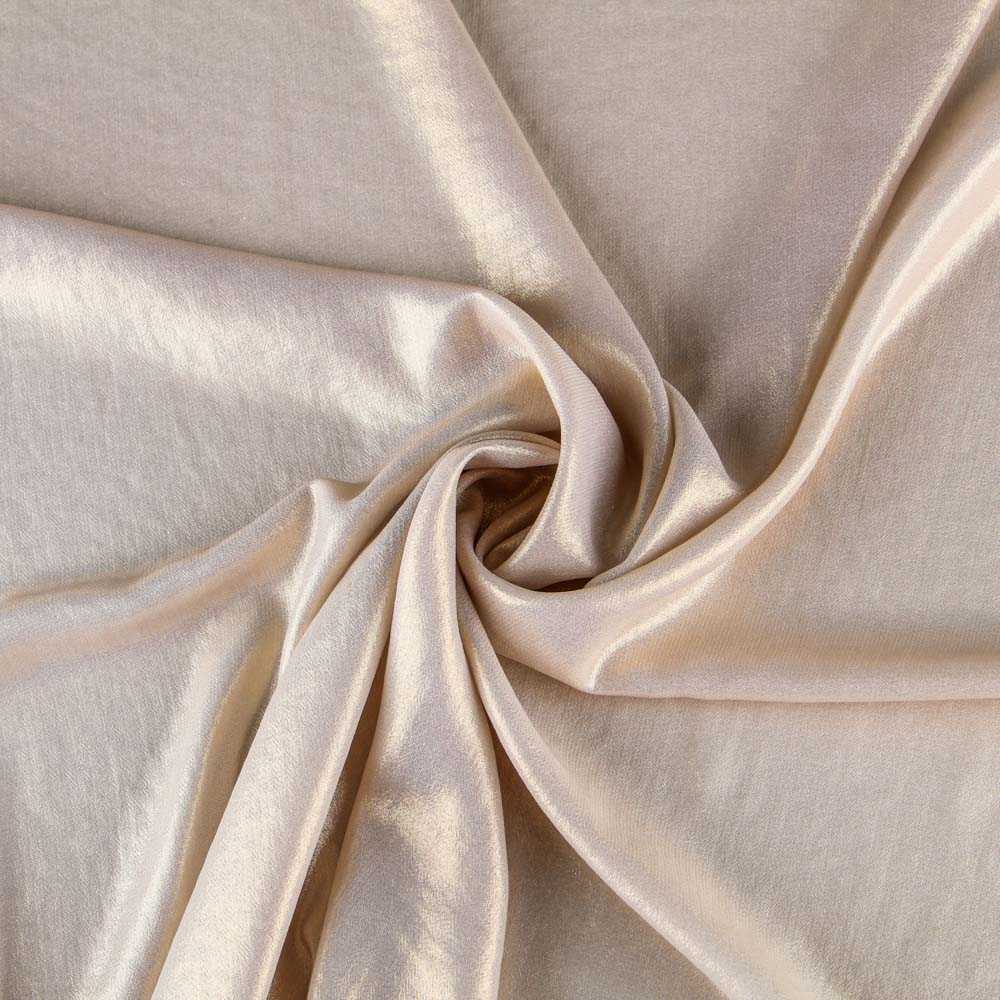 Satin Metall Gold Stoff - Ribes y Casals