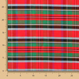 Shantung Polyester Rot Quadratisch Blau - Ribes y Casals