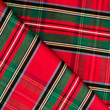 Shantung Polyester Shantung Rot Quadratisch Stoff - Ribes y Casals