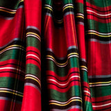 Shantung Polyester Shantung Rot Quadratisch Stoff - Ribes y Casals