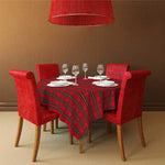Shantung Polyester Shantung Rot Quadratisch Stoff - Ribes y Casals