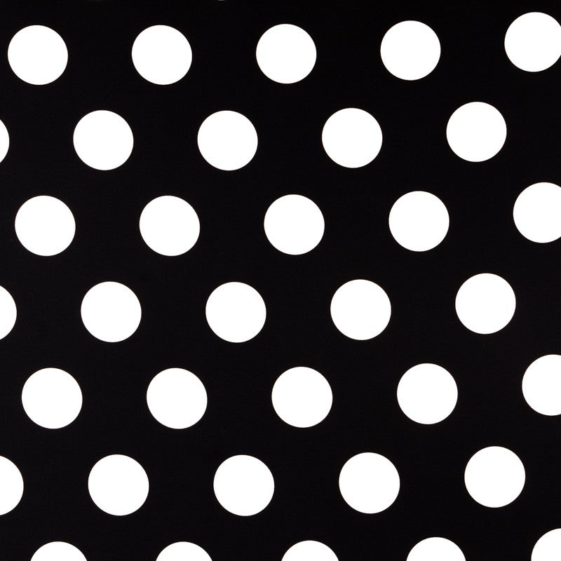 Stoff Spandex Polka Dot Ecru - Ribes y Casals
