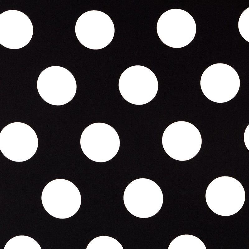 Stoff Spandex Polka Dot Ecru - Ribes y Casals
