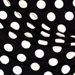 Stoff Spandex Polka Dot Ecru - Ribes y Casals