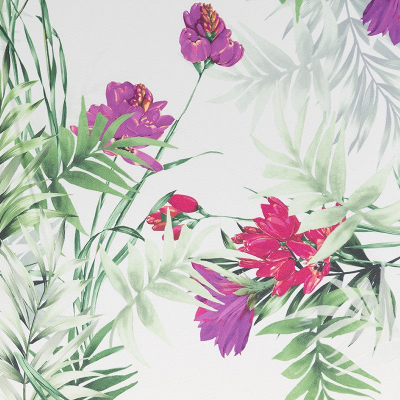Stretch-Stoff Fuchsia Palm Trees - Ribes y Casals