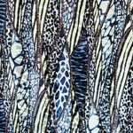 Blau Samt Tier Stoff - Ribes y Casals