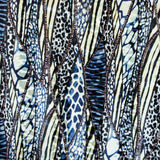 Blau Samt Tier Stoff - Ribes y Casals