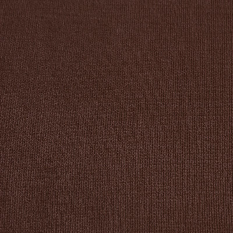 Stoffrest Samt Polsterstoff fleckenabweisend schokoladenbraun – verschiedene Maße x Breite 145 cm - Ribes y Casals