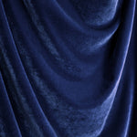 Marineblauer Stretch-Velours-Stoff - Ribes y Casals