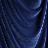 Marineblauer Stretch-Velours-Stoff - Ribes y Casals