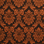 Barock Orange Bedruckter Samt Samtstoff - Ribes y Casals