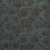 Bedruckter Samtstoff Circles Braun - Ribes y Casals