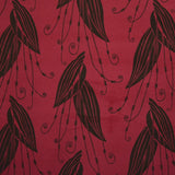 Braunes Blatt bedrucktes Samttuch - Ribes y Casals