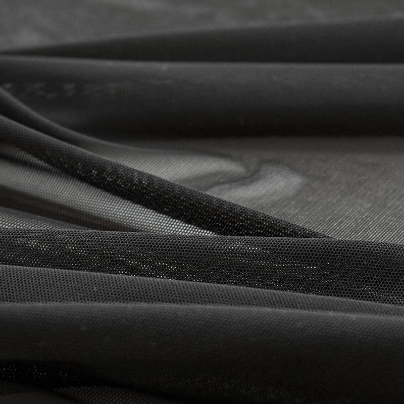 Stoff Tüll Lycra Schwarz - Ribes y Casals