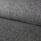 Grauer Herringbone Tweed-Stoff - Ribes y Casals