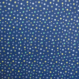 Kinder Denim-Stoff Florecitas Blau - Ribes y Casals