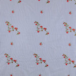 Vichy-Stickerei Bouquet Stoff - Ribes y Casals