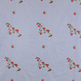 Vichy-Stickerei Bouquet Stoff - Ribes y Casals