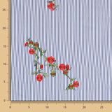 Vichy-Stickerei Bouquet Stoff - Ribes y Casals