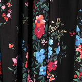 Viskose Bouquet Schwarz - Ribes y Casals