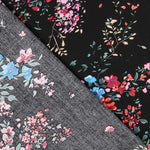 Viskose Bouquet Schwarz - Ribes y Casals