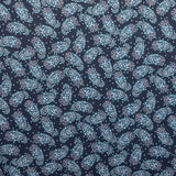 Kaschmir-Viskose-Gewebe Marineblauer Hintergrund - Ribes y Casals