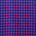 Viskose Imprimée Carreaux Fuchsia - Ribes y Casals