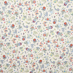 Bedruckter Viskose-Stoff Blumen Off White - Ribes y Casals