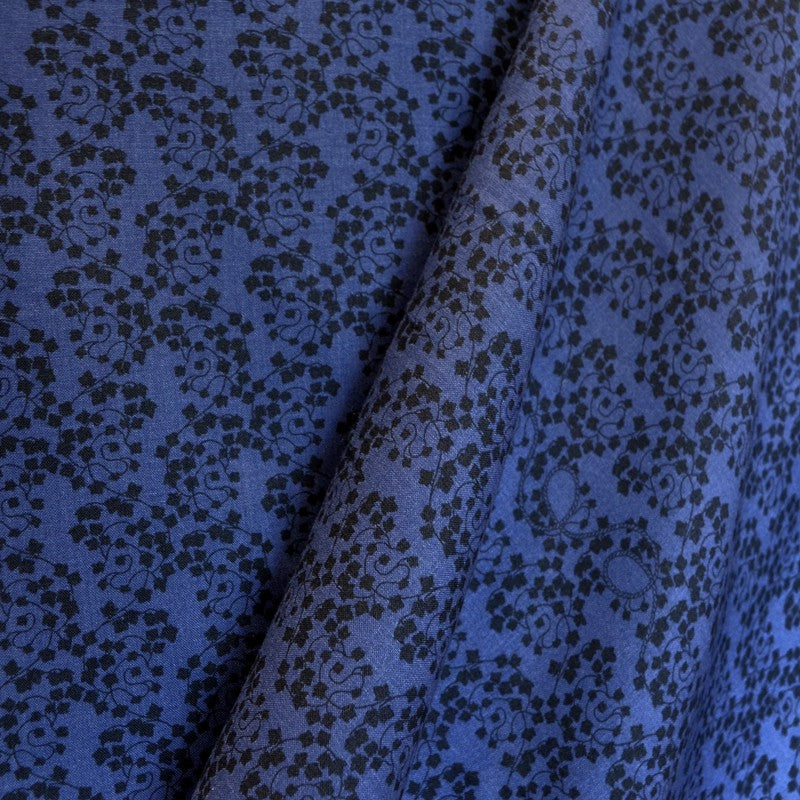Viskose Ramaje Stoff Marineblau - Ribes y Casals