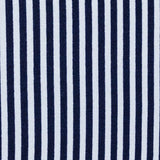 Marineblauer Streifen-Viskose-Stoff - Ribes y Casals