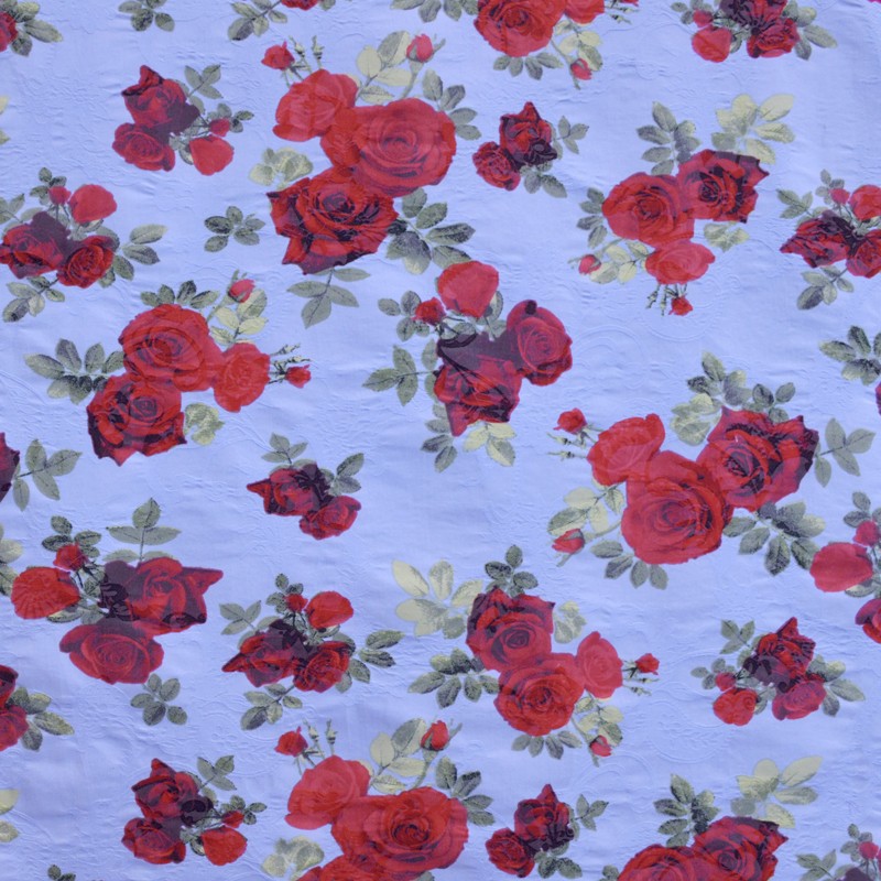 Viskosestoff Rosen Puderblau Hintergrund - Ribes y Casals