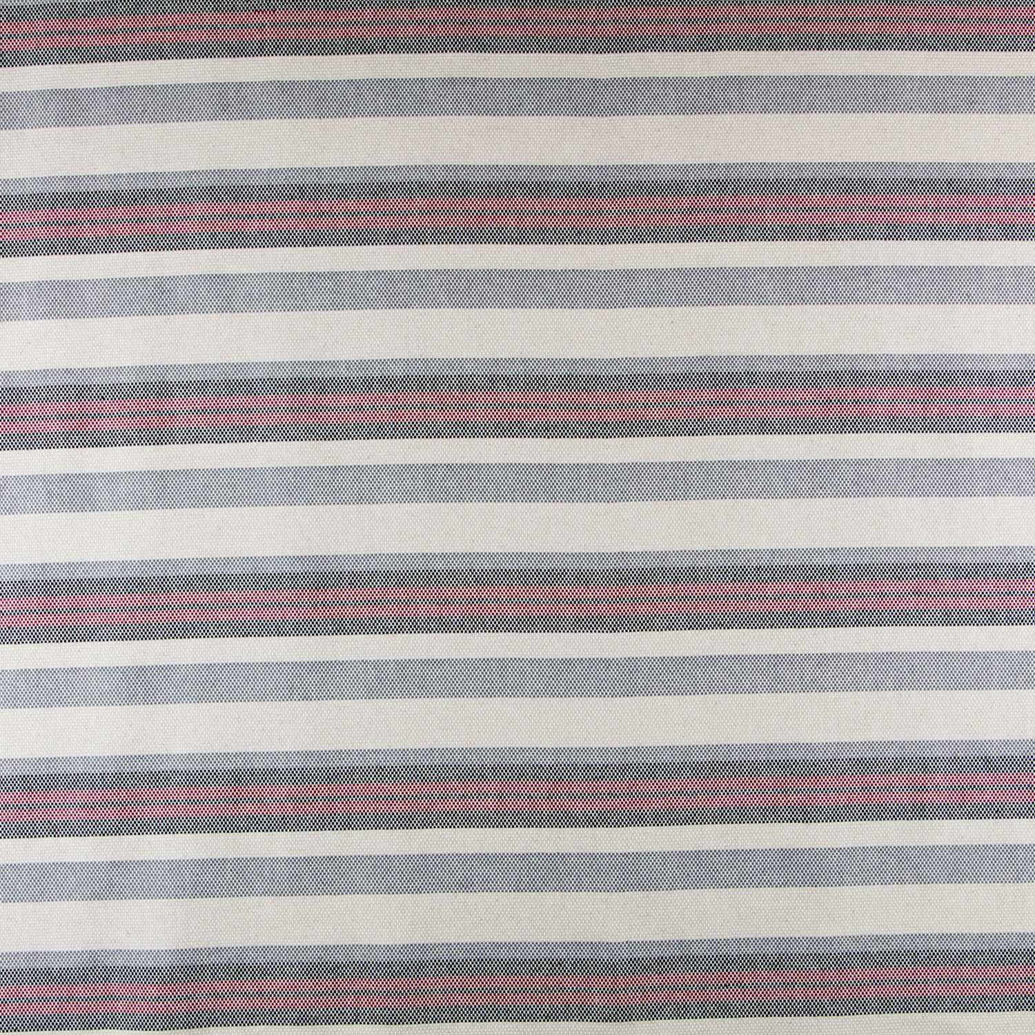 Rustikaler schierer Vorhangstoff Multicolor Streifen - Ribes y Casals