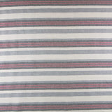 Rustikaler schierer Vorhangstoff Multicolor Streifen - Ribes y Casals