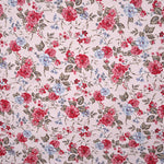 Kleiner Villela-Stoff mit Blumendruck Klein Rosa - Ribes y Casals