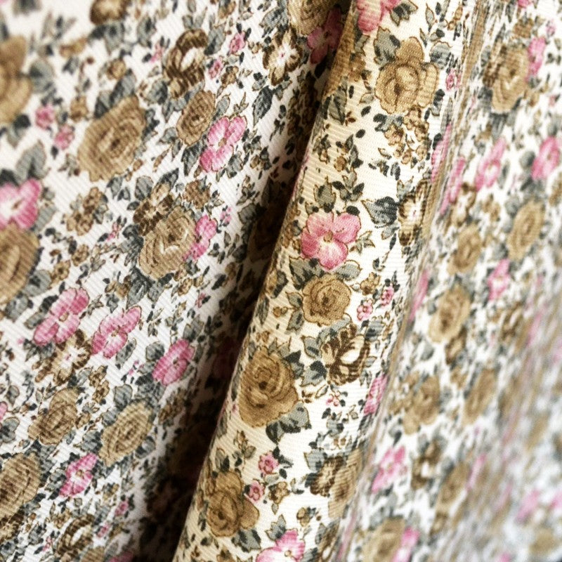 Viyela Liberty Stoff Groß Beige - Ribes y Casals