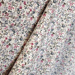 Viyela Viskose Bouquet Blau Grau Stoff - Ribes y Casals