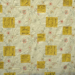 Voile Cotton Blonda Gelber Baumwoll-Voile-Stoff - Ribes y Casals